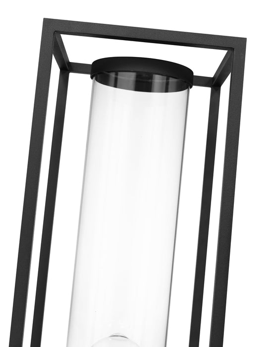 Outdoor Post Mount Fixture Z-Lite 584PHBS-BK Black Dunbroch 1 Light Outdoor Post Mount Fixture Z-Lite