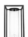 Outdoor Pier Mounted Fixture Z-Lite 584PHBS-SQPM-BK Black Dunbroch 1 Light Outdoor Pier Mounted Fixture Z-Lite