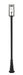 Outdoor Post Mounted Fixture Z-Lite 584PHMR-519P-BK Black Dunbroch 1 Light Outdoor Post Mounted Fixture Z-Lite
