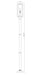Outdoor Post Mounted Fixture Z-Lite 584PHMR-567P-BK Black Dunbroch 1 Light Outdoor Post Mounted Fixture Z-Lite