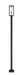 Outdoor Post Mounted Fixture Z-Lite 584PHMS-536P-BK Black Dunbroch 1 Light Outdoor Post Mounted Fixture Z-Lite