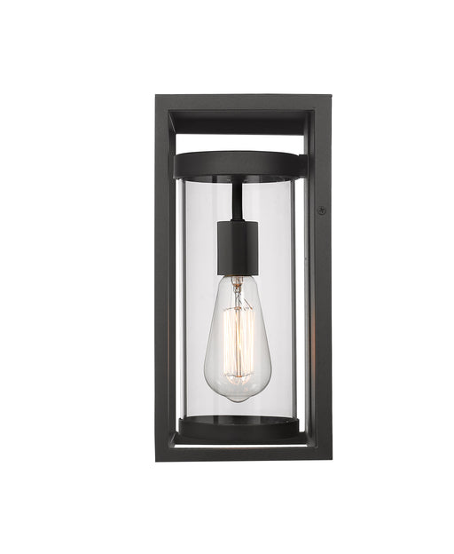 Outdoor Wall Light Z-Lite 584S-BK Black Dunbroch 1 Light Outdoor Wall Light Z-Lite