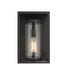 Outdoor Wall Light Z-Lite 584S-BK Black Dunbroch 1 Light Outdoor Wall Light Z-Lite