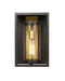 Outdoor Wall Light Z-Lite 584S-DBZ-OBS Deep Bronze + Outdoor Brass Dunbroch 1 Light Outdoor Wall Light Z-Lite