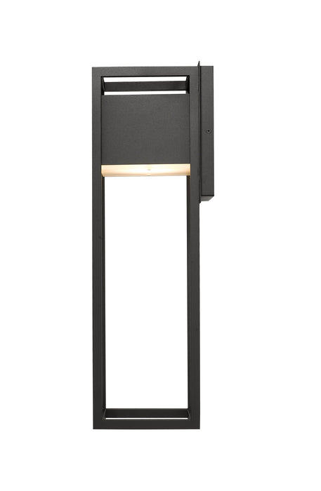 Outdoor Wall Light Z-Lite 585B-BK-LED Black Barwick 1 Light Outdoor Wall Light Z-Lite