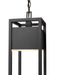 Outdoor Chain Mount Ceiling Fixture Z-Lite 585CHB-BK-LED Black Barwick 1 Light Outdoor Chain Mount Ceiling Fixture Z-Lite