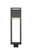 Outdoor Post Mount Fixture Z-Lite 585PHBS-BK-LED Black Barwick 1 Light Outdoor Post Mount Fixture Z-Lite