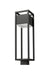 Outdoor Post Mount Fixture Z-Lite 585PHBS-BK-LED Black Barwick 1 Light Outdoor Post Mount Fixture Z-Lite