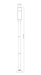 Outdoor Post Mounted Fixture Z-Lite 585PHMR-567P-BK-LED Black Barwick 1 Light Outdoor Post Mounted Fixture Z-Lite