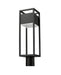 Outdoor Post Mount Fixture Z-Lite 585PHMR-BK-LED Black Barwick 1 Light Outdoor Post Mount Fixture Z-Lite