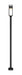 Outdoor Post Mounted Fixture Z-Lite 585PHMS-536P-BK-LED Black Barwick 1 Light Outdoor Post Mounted Fixture Z-Lite