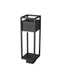 Outdoor Post Mount Fixture Z-Lite 585PHMS-BK-LED Black Barwick 1 Light Outdoor Post Mount Fixture Z-Lite