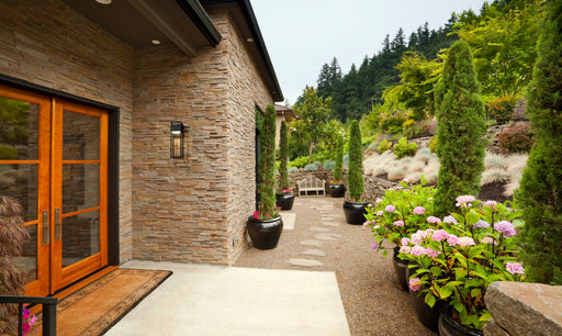 Outdoor Wall Light Z-Lite 585S-BK-LED Black Barwick 1 Light Outdoor Wall Light Z-Lite
