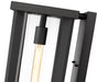 Outdoor Wall Light Z-Lite 586B-BK Black Glenwood 1 Light Outdoor Wall Light Z-Lite
