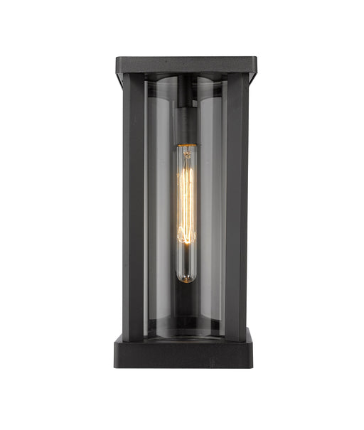 Outdoor Wall Light Z-Lite 586M-BK Black Glenwood 1 Light Outdoor Wall Light Z-Lite