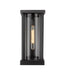Outdoor Wall Light Z-Lite 586M-BK Black Glenwood 1 Light Outdoor Wall Light Z-Lite