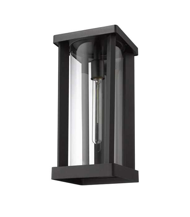 Outdoor Wall Light Z-Lite 586M-BK Black Glenwood 1 Light Outdoor Wall Light Z-Lite