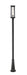 Outdoor Post Mounted Fixture Z-Lite 586PHBR-519P-BK Black Glenwood 1 Light Outdoor Post Mounted Fixture Z-Lite