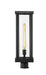 Outdoor Post Mount Fixture Z-Lite 586PHBR-BK Black Glenwood 1 Light Outdoor Post Mount Fixture Z-Lite