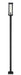 Outdoor Post Mounted Fixture Z-Lite 586PHBS-536P-BK Black Glenwood 1 Light Outdoor Post Mounted Fixture Z-Lite