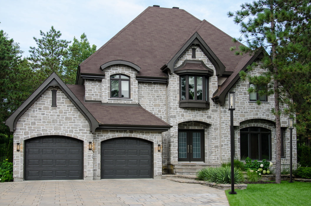 Outdoor Post Mounted Fixture Z-Lite 586PHBS-536P-BK Black Glenwood 1 Light Outdoor Post Mounted Fixture Z-Lite