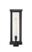 Outdoor Post Mount Fixture Z-Lite 586PHBS-BK Black Glenwood 1 Light Outdoor Post Mount Fixture Z-Lite