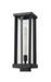 Outdoor Post Mount Fixture Z-Lite 586PHBS-BK Black Glenwood 1 Light Outdoor Post Mount Fixture Z-Lite