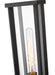 Outdoor Pier Mounted Fixture Z-Lite 586PHMR-533PM-BK Black Glenwood 1 Light Outdoor Pier Mounted Fixture Z-Lite