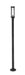 Outdoor Post Mounted Fixture Z-Lite 586PHMR-567P-BK Black Glenwood 1 Light Outdoor Post Mounted Fixture Z-Lite