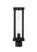 Outdoor Post Mount Fixture Z-Lite 586PHMR-BK Black Glenwood 1 Light Outdoor Post Mount Fixture Z-Lite