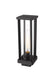 Outdoor Post Mount Fixture Z-Lite 586PHMS-BK Black Glenwood 1 Light Outdoor Post Mount Fixture Z-Lite