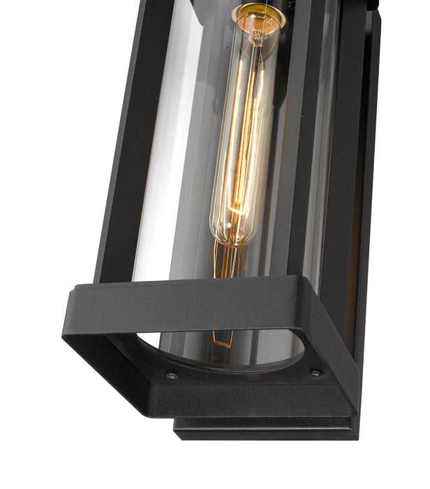 Outdoor Wall Light Z-Lite 586S-BK Black Glenwood 1 Light Outdoor Wall Light Z-Lite