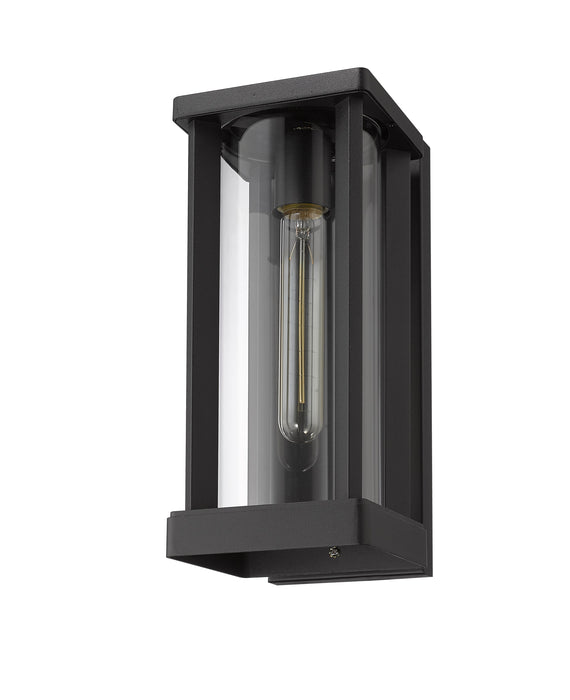 Outdoor Wall Light Z-Lite 586S-BK Black Glenwood 1 Light Outdoor Wall Light Z-Lite