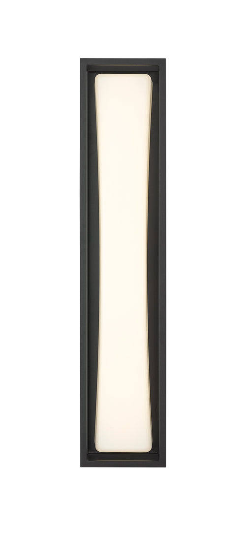 Outdoor Wall Light Z-Lite 587M-BK-LED Black Baden Outdoor 1 Light Outdoor Wall Light Z-Lite