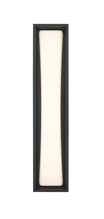 Outdoor Wall Light Z-Lite 587M-BK-LED Black Baden Outdoor 1 Light Outdoor Wall Light Z-Lite