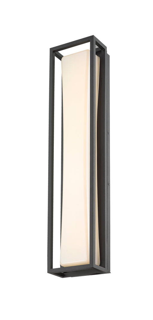 Outdoor Wall Light Z-Lite 587M-BK-LED Black Baden Outdoor 1 Light Outdoor Wall Light Z-Lite