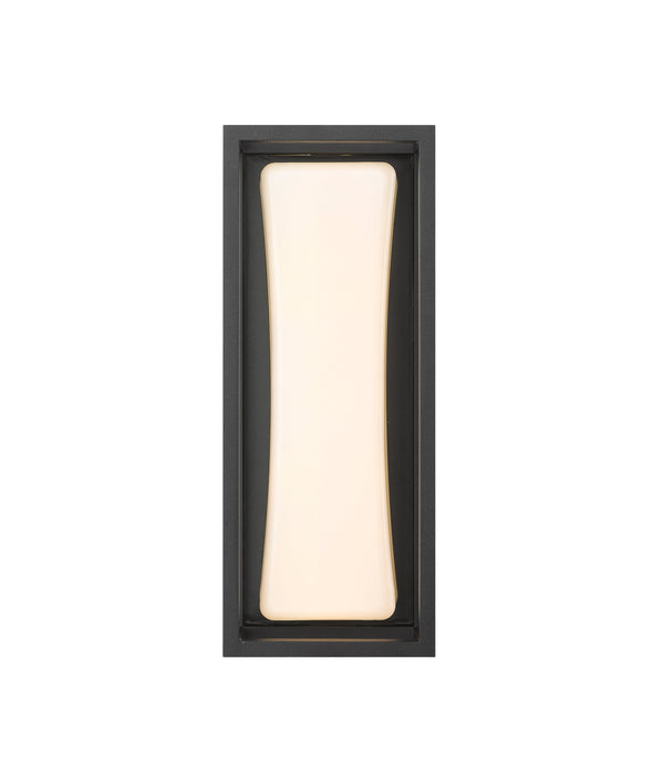 Outdoor Wall Light Z-Lite 587S-BK-LED Black Baden Outdoor 1 Light Outdoor Wall Light Z-Lite