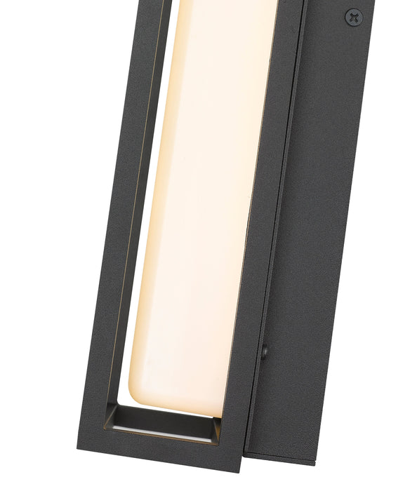 Outdoor Wall Light Z-Lite 587S-BK-LED Black Baden Outdoor 1 Light Outdoor Wall Light Z-Lite