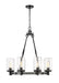 Outdoor Chandelier Z-Lite 588-8ABB Ashen Barnboard Tahoe 8 Light Outdoor Chandelier Z-Lite