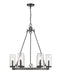 Outdoor Chandelier Z-Lite 589-6ABB Ashen Barnboard Marlow 6 Light Outdoor Chandelier Z-Lite