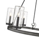 Outdoor Chandelier Z-Lite 589-6ABB Ashen Barnboard Marlow 6 Light Outdoor Chandelier Z-Lite