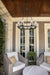 Outdoor Chandelier Z-Lite 589-6ABB Ashen Barnboard Marlow 6 Light Outdoor Chandelier Z-Lite