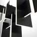 Eurofase 38044-021 Coburg 42" Anodized Black LED Chandelier