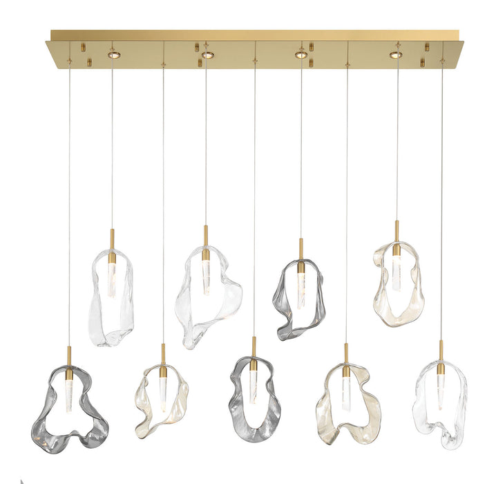Eurofase 49239-010 Norah 51" Gold LED Chandelier
