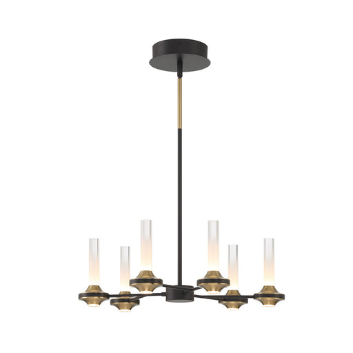 Eurofase 45712-012 Torcia 24" Matte Black LED Chandelier