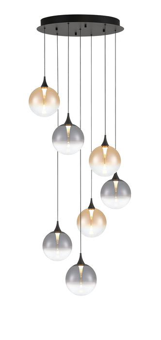 Eurofase 48929-044 Iissa 21" Matte Black LED Chandelier