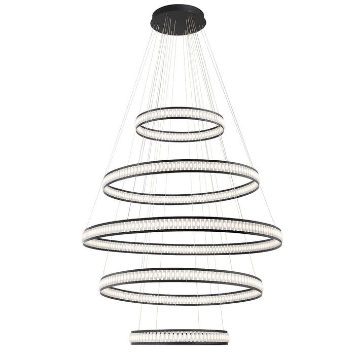 Eurofase 37503-017 Forster 60" Matte Black LED Chandelier