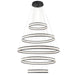 Eurofase 37503-017 Forster 60" Matte Black LED Chandelier