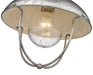 Outdoor Flush Mount Z-Lite 590F-GV Galvanized Ansel 1 Light Outdoor Flush Mount Z-Lite