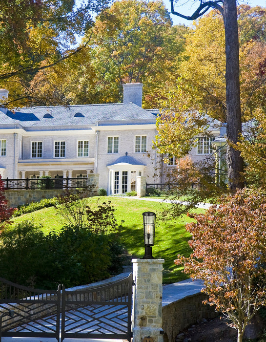 Outdoor Pier Mounted Fixture Z-Lite 591PHB-533PM-BK Black Helix 1 Light Outdoor Pier Mounted Fixture Z-Lite